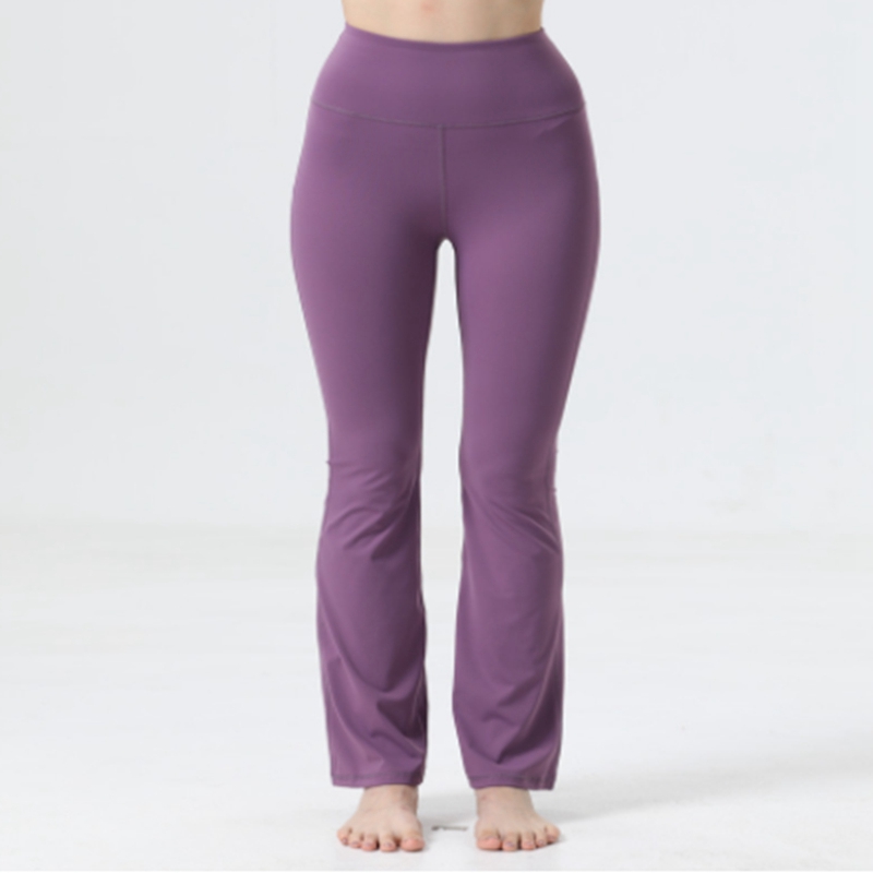 Ly-022 Ambika Damen Yoga Wear Sport Leggings Hohe Taille Fitness Training Nylon High Stretch Yoga Schlaghose lululmon