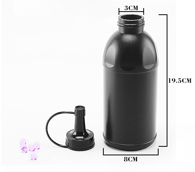 Crystal Bullet with Bullet Bottle 800ML Large Capacity Quick Loading God 7mm 9mm Water Egg Bottle