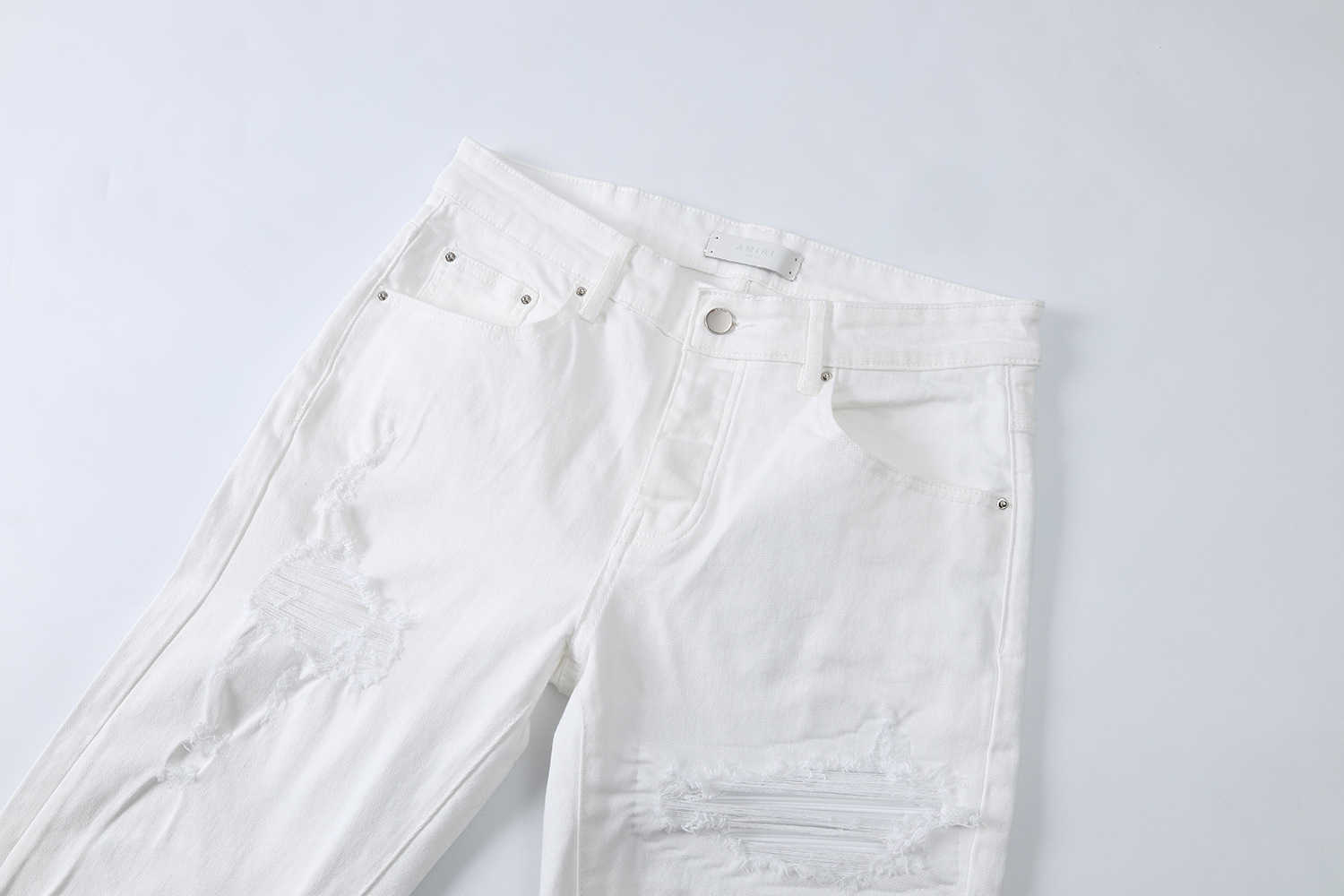 Jeans voor heren Casual hiphop High Street Trendy gloednieuwe anti-aging slim-fit casual strakke jeans voor heren