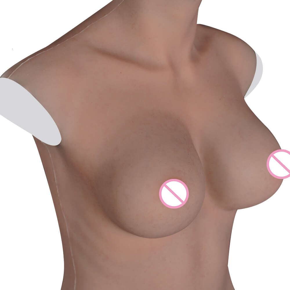 Costume Accessories Sleeveless E Cup Cosplay Silicone Full Bodysuit Breast Fake Vagin Boob Tit Bust Chest for Crossdresser