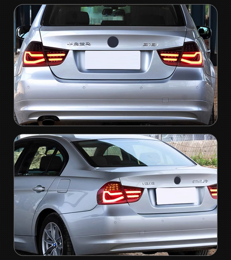 Светодиодный задний фонарь в сборе для BMW E90 2009-2012 320i 323i325i 330i Plug and Play светодиодный ходовой поворотный тормоз заднего хода задние фонари