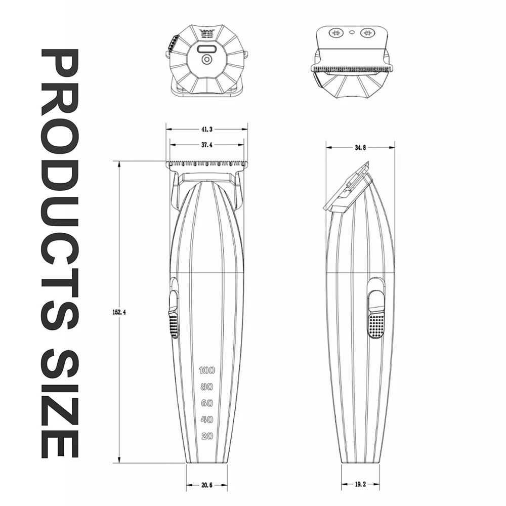 Hair Clippers BiLL PRO BL800 Professional Trimmer 8000RPM Motor Electric Push Hair Clipper 9000RPM Oil Head Gradient barber shop salon tool