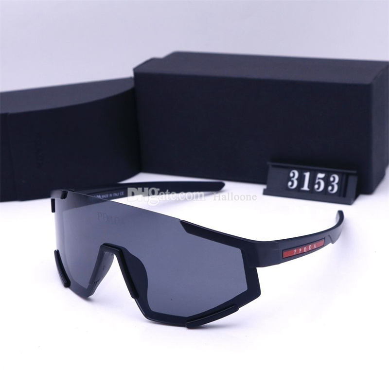 Mode lyxiga solglasögon för kvinnor och män designer cykling solglasögon glasögon UV400