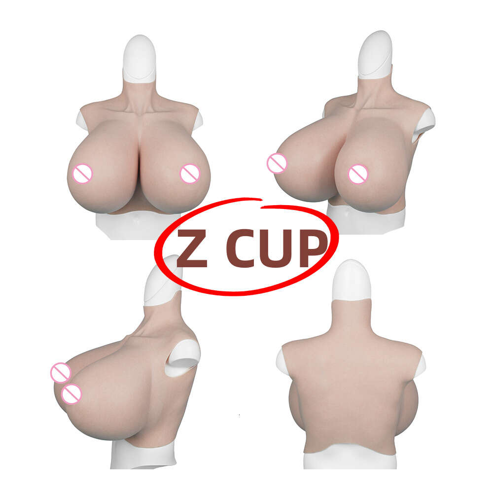 Faux seins coupe Z/S, Super gros seins réalistes en Silicone, fausse poitrine énorme en forme de goutte d'eau, seins de Cosplay pour transgenres