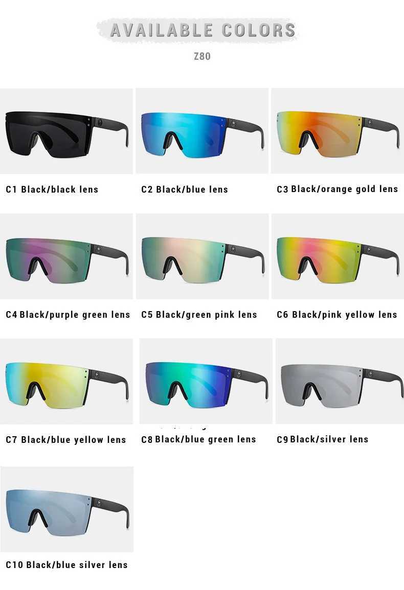 Occhiali da sole ONDA DI CALORE Dropshipping Rettangolo Occhiali da sole oversize Pesca Uomini Trendy Occhiali da sole UV400 Donne Specchio freddo Gafas de sol 2022 YQ240120