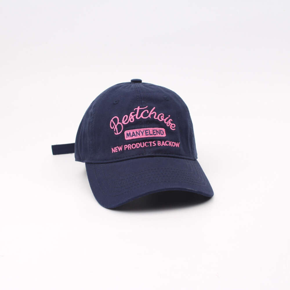 Baseball Cap Women, Versatile Casual Duckbill Cap with Embroidered Letters, Soft Top Sun Hat, Curved Brim, Small Couple Hat for Men