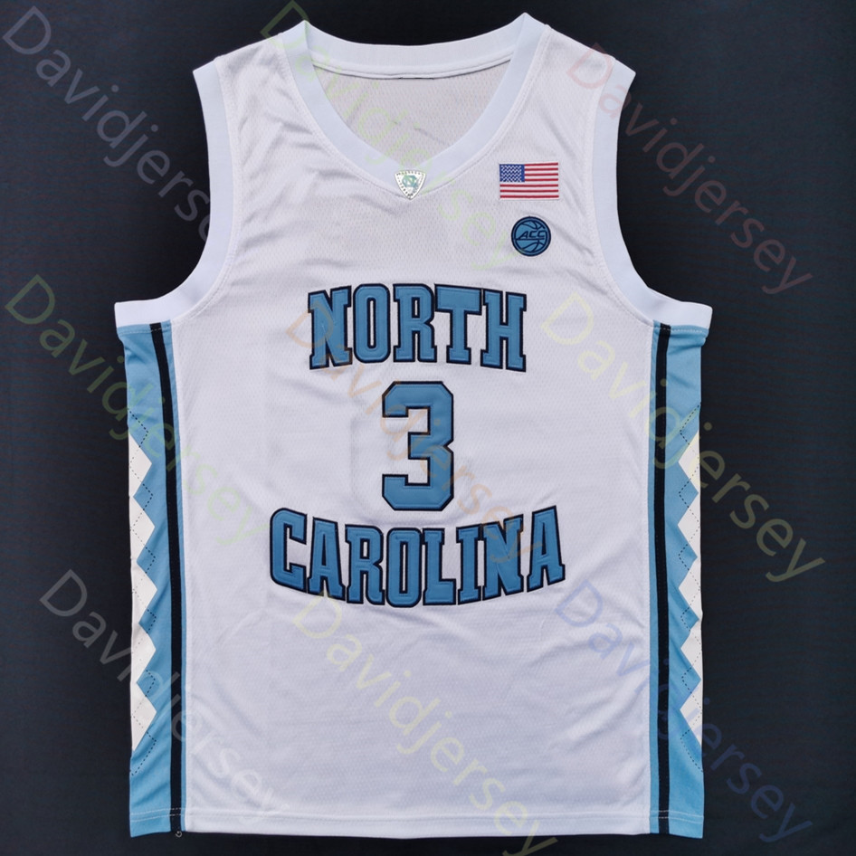 UNC North Carolina basketbalshirt NCAA College R.J. Davis Armando Bacot Harrison Ingram Cormac Ryan Elliot Cadeau Carter Worthy Jamison
