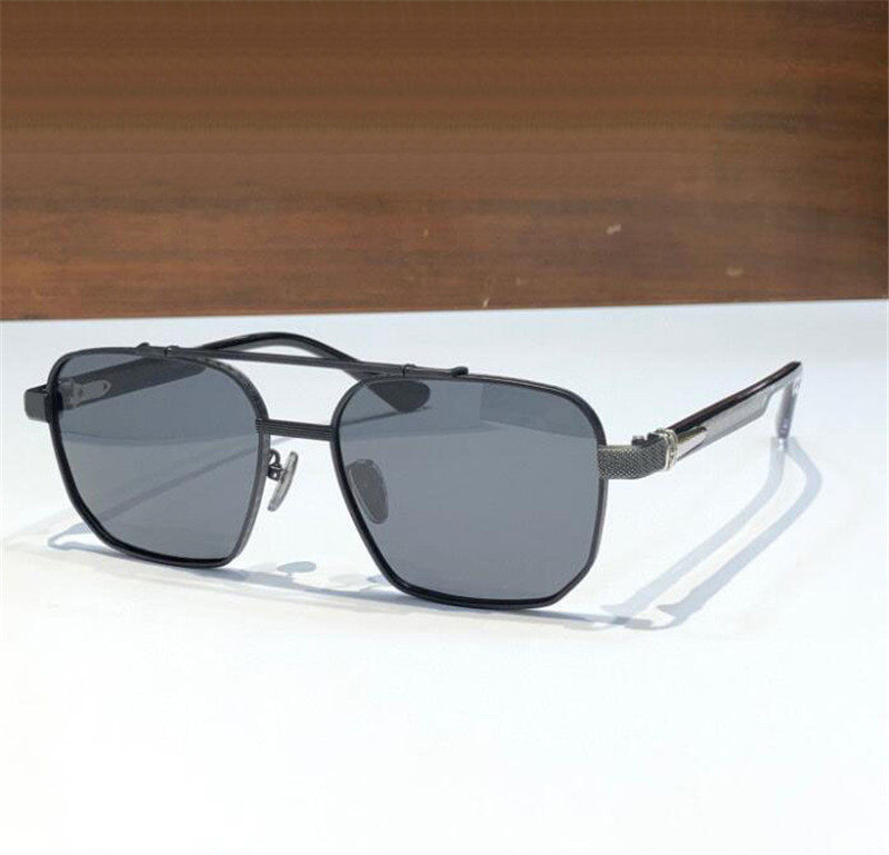 New fashion design square polarized sunglasses 8184 exquisite metal frame retro simple generous style comfortable to wear outdoor uv400 protective eyewear