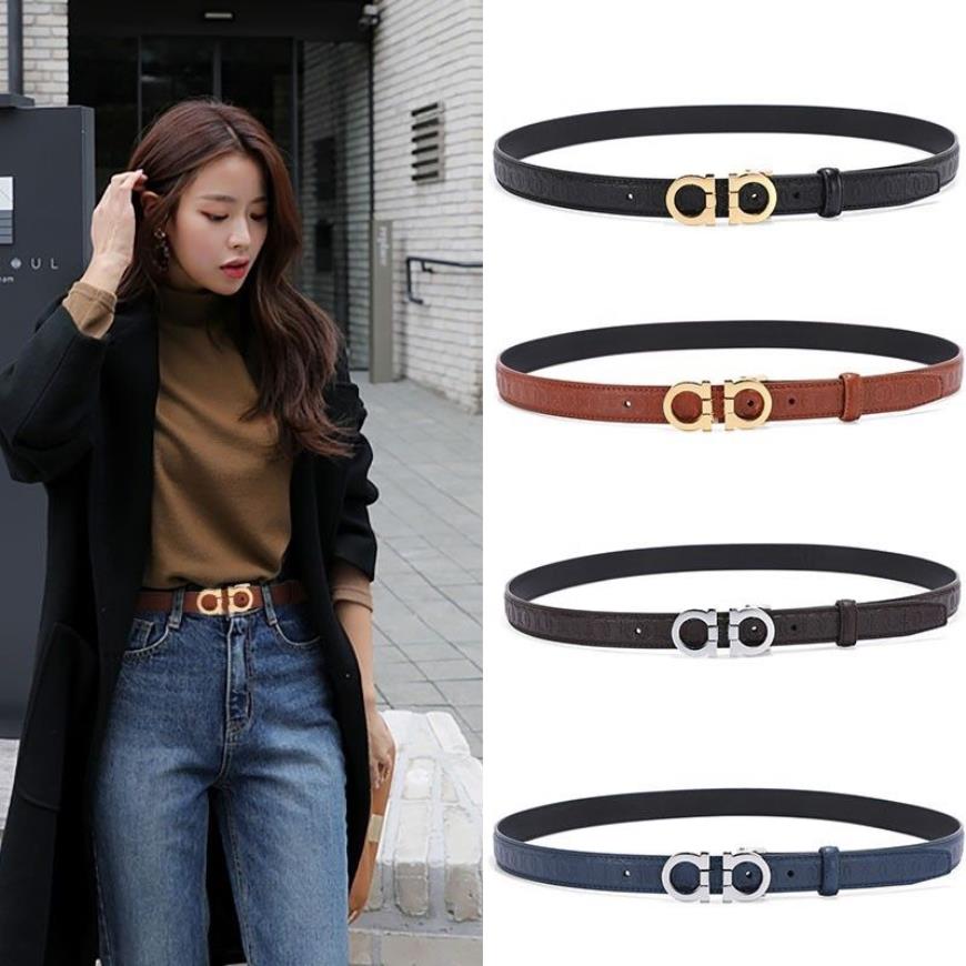 Fashion Designer Belts Luxury Brand Genuine Leather Belt For Men and Women Gold Silver Buckle Width 2 5cm 14 Styles Highly Quality260Q