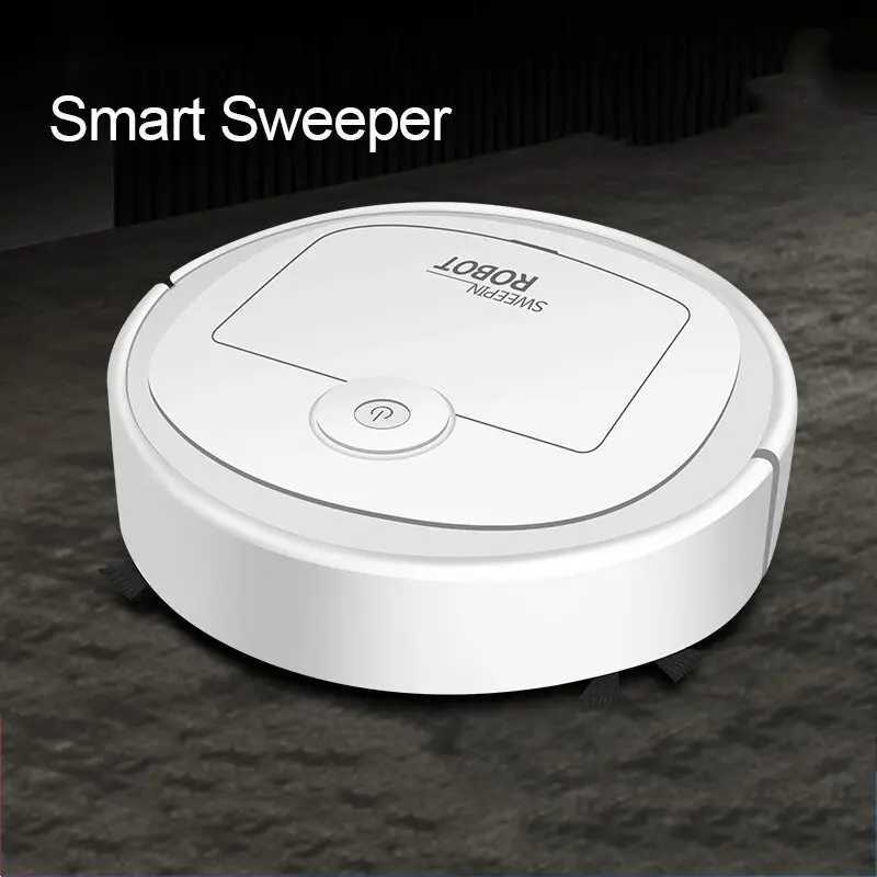 Robot Vacuum Cleaners Sweeping Robot Automatic Household Automatic Vacuum Smart Cleaning Machine USB Rechargeable Vacuum Cleaner Mopping Machine