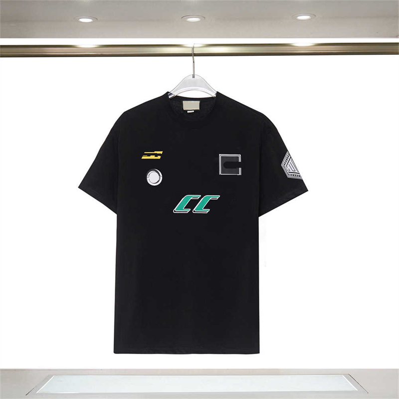 GGT Tシャツ品質グッドコピーTシャツデザイナーコットンクルーネックプリントクイック乾燥防止防止防止男性春夏ハイルーズトレンド半袖メンズ-XXL