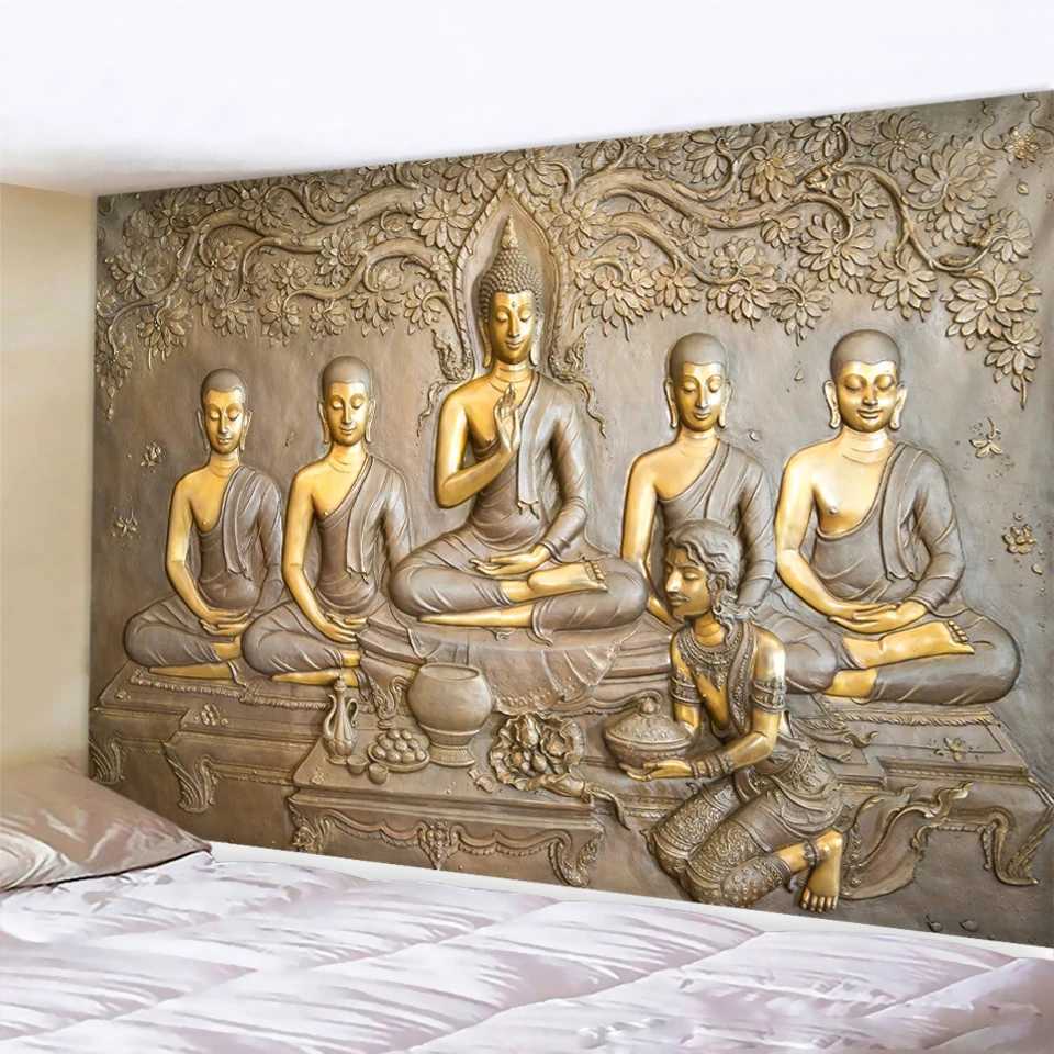 Tapestries Indian Buddha meditation chakra tapestry Mandala wall tapestry wall cloth Yoga wall Hippie witchcraft home decoration