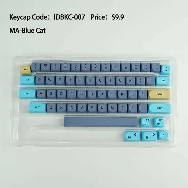 Claviers Claviers Idobao Keycap Set PBT Keycap XDA/Cherry/OEM Profile Noir Rose Keycaps pour clavier mécanique Lucky Box Quantité limitée YQ240123