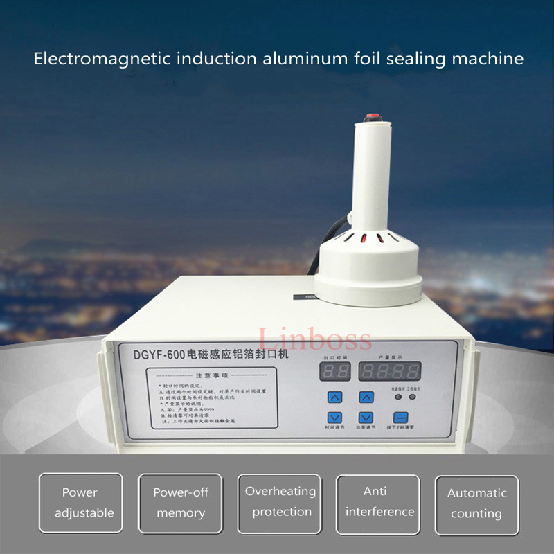 Macchina termosaldatura della guarnizione in foglio di alluminio con rivestimento manuale a induzione portatile e conveniente