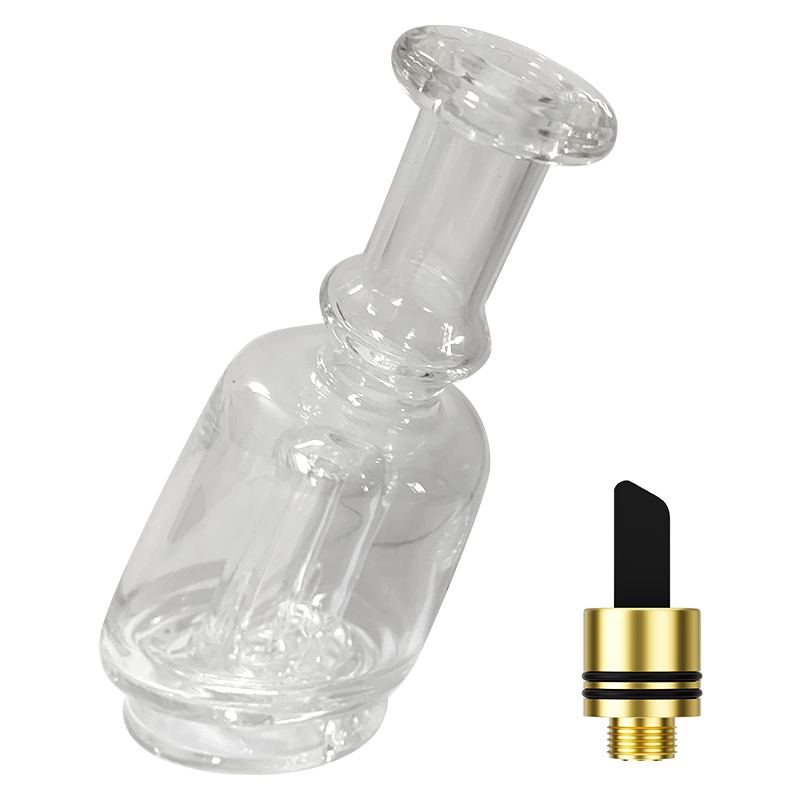 Novos estilos de tubos de água limpa para Puffco Peak Pro Substituição de vidro colorido Smoke Dab Rig Glass Pipe Hookah Bongs Acessórios para fumar