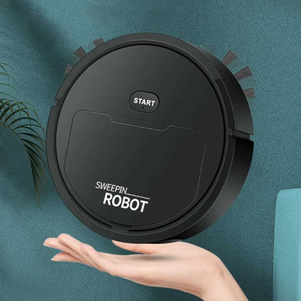 Robot Vacuum Cleaners Smart Robot 3-In-1 Wireless Robotic Vacuum Cleaner Dry Wet Cleaning Machine Charging Intelligent Vacuum Robot Cleaning Tools