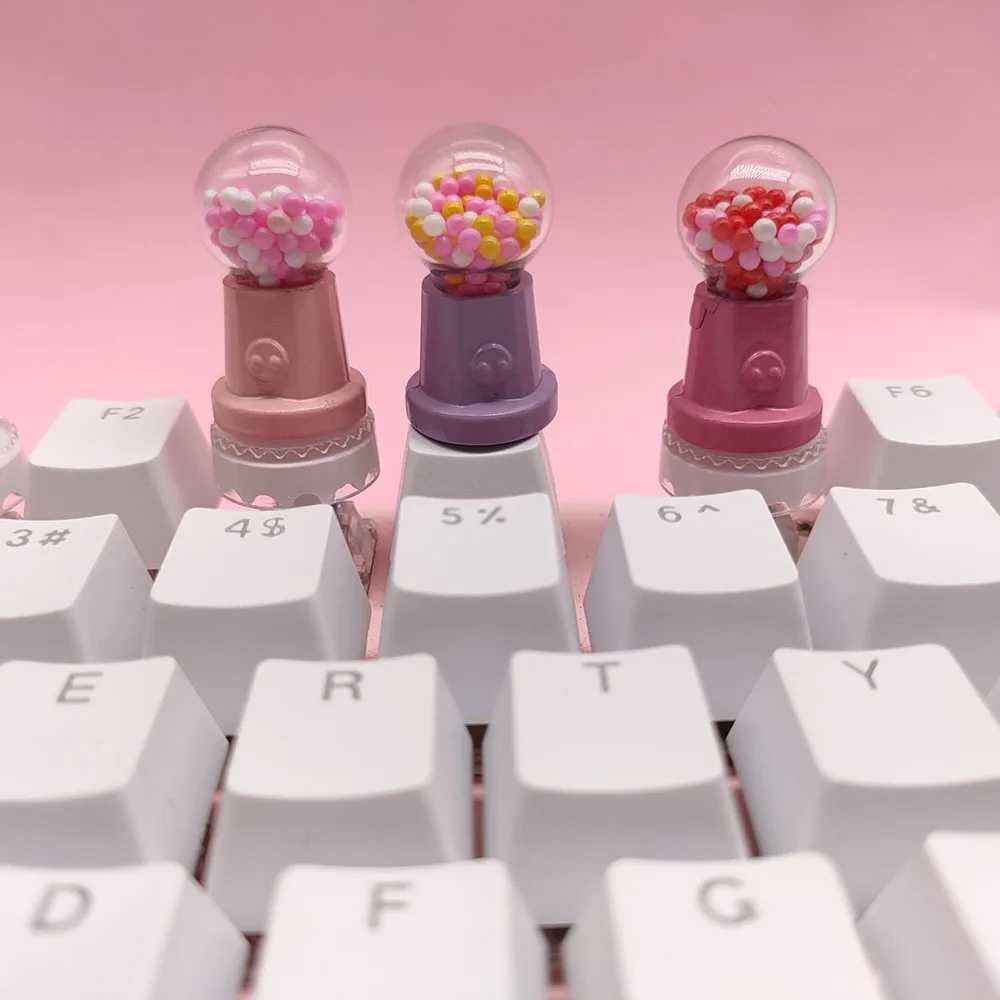 Klawiatury klawiatury Mini cukierka mechaniczna klawiatura klawiatury Keycaps Projekt Osobowość Klawisze Klawisze Klawisze Niestandardowe ESC Cherry Kawaii Akcesoria Keycap YQ240123