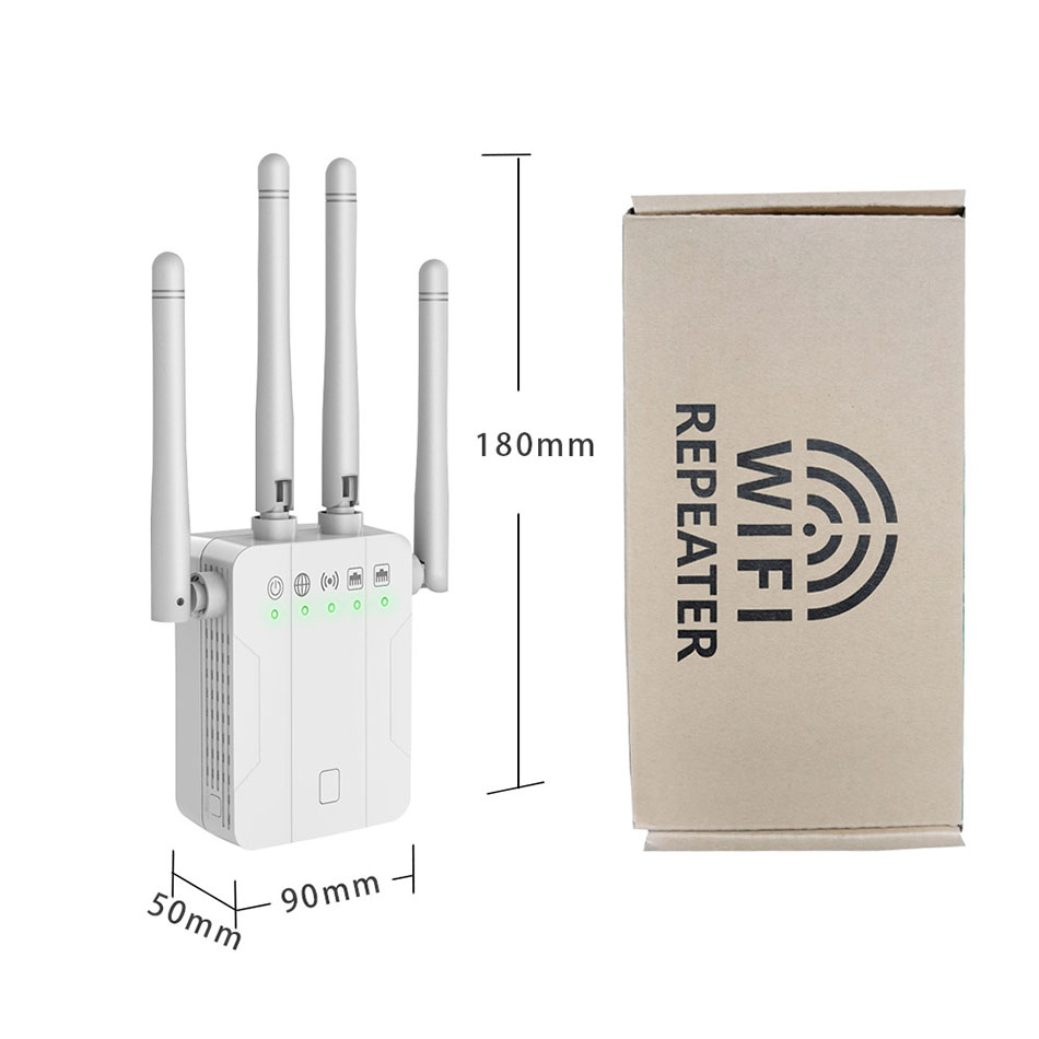 300 Mbps 2.4 GHz trådlös WiFi Repeater Wi-Fi Signal Extender Router Network WLAN WiFi Repetidor LongRange Network Router