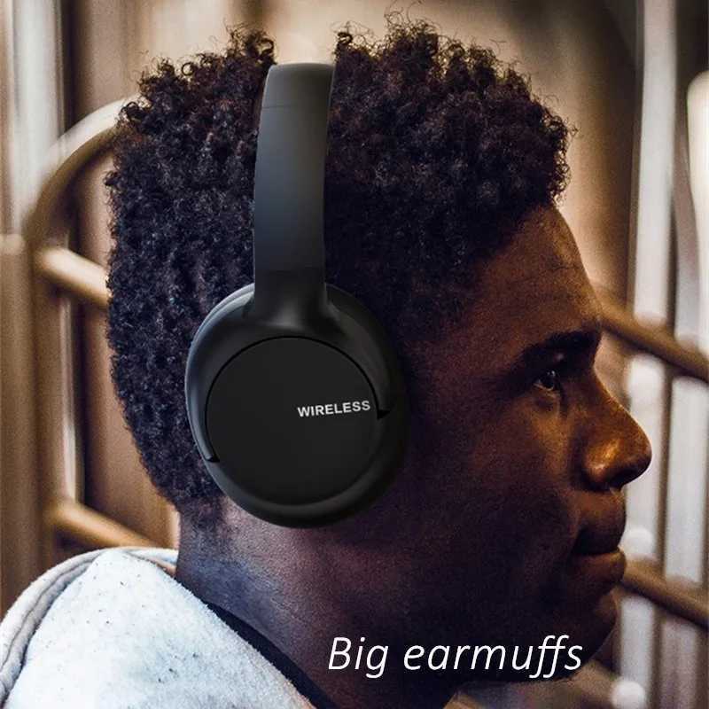 Słuchawki muzyki basowe gra prawdziwe słuchawki bezprzewodowe Załóż zestaw słuchawkowy Bluetooth BT5.1 Big Earmuff Earmphone z mikrofonem pełny hełm L700 J240123