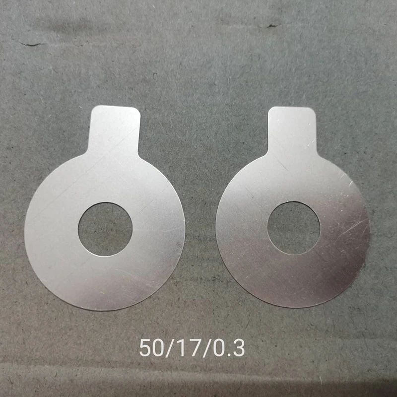 8 unids/lote hoja de cerámica piezoeléctrica placa de cobre electrodo conductor de cobre espesor de la hoja de electrodo 0,3mm