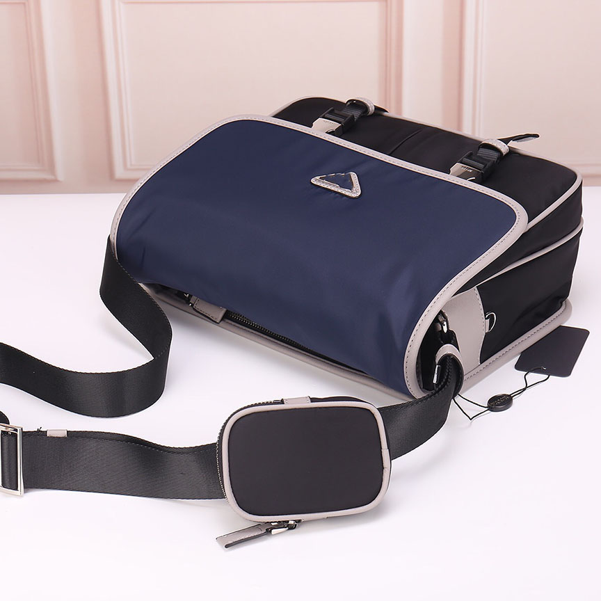 5A Designer Men's Luxury Official Document Mailman Bag, som kan rymma mobiltelefoner, surfplattor och dokument, med en enda axelkorsning