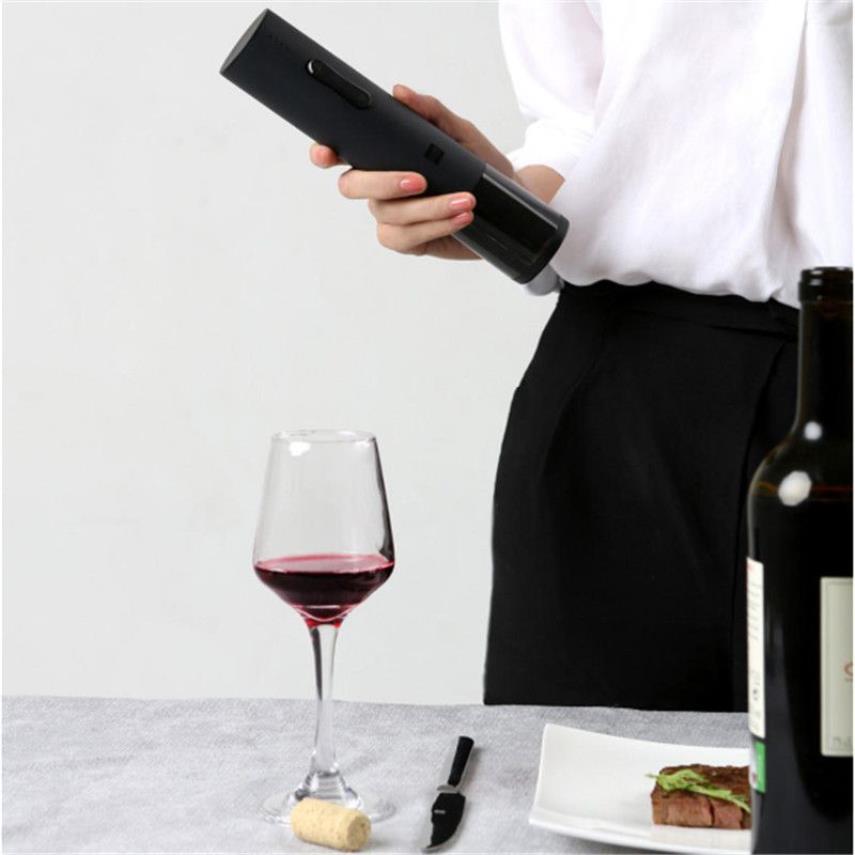 Original Xiaomi Youpin Huohou ouvre-bouteille de vin rouge automatique tire-bouchon électrique coupe-feuille outil de liège pour maison intelligente 3007077232t