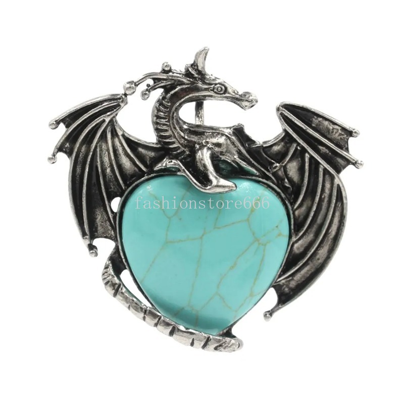 Mini edizione antico drago volante amore ciondolo collana di pietra di cristallo naturale lega piccoli gioielli regalo di amicizia
