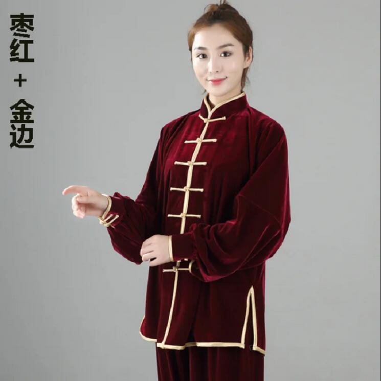 New Chinese Traditional Men Women Kung Fu Suit Casual Outdoor Sport Clothing Unisex Tai chi Wushu Uniform Jacket Pants Sets