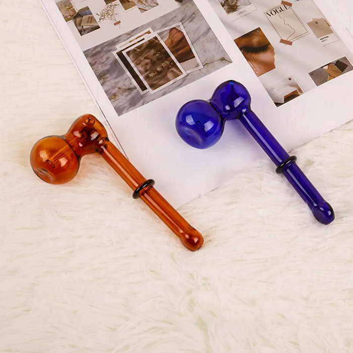 Colorful Hammer Smoking Hand Pipe Glass Bubblers Percolator Bongs Matrix Smoke Durable Dry Herb Tobacco Oil Burner Pipes Water Bubbler Bongs