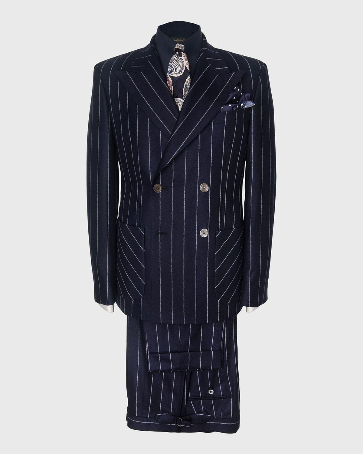 2024 Projektant mody garnitury ślubne Tuxedo nacięte klapa jeden przycisk Pinstripe Pinstroom Suit Dwa sztuki Blazery garnitury Tuxedos impreza