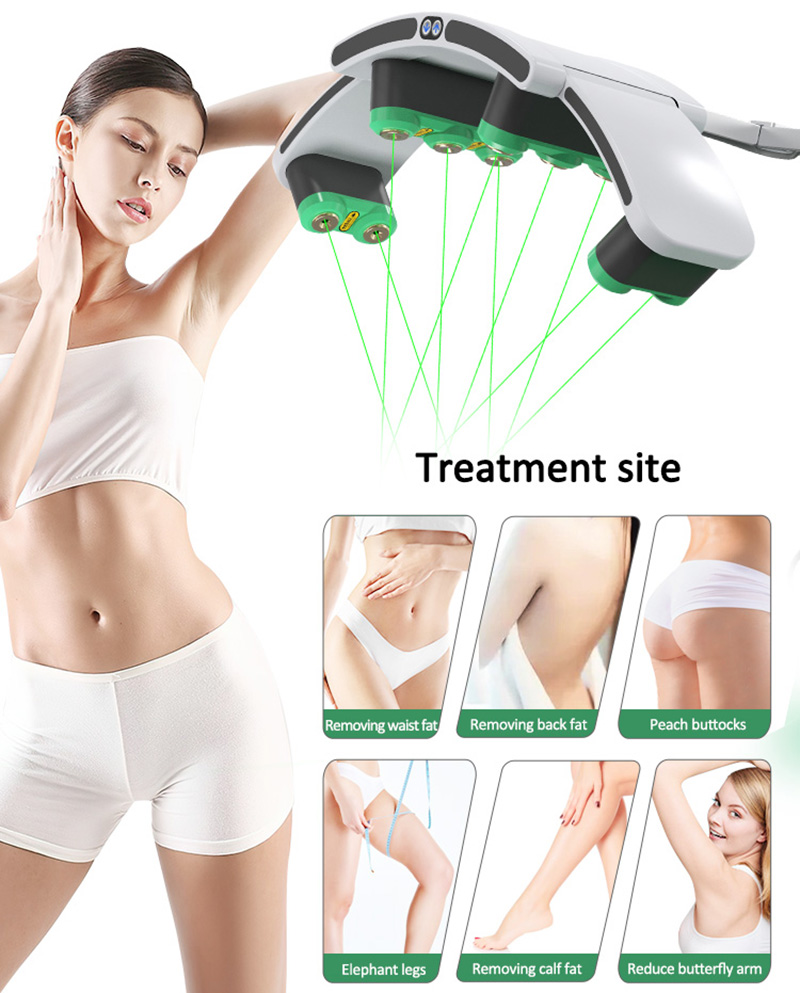 새로운 Lipo Laser 기계 신체 슬리밍 장치 지방 버너 체중 감소 10D Lipo Laser Emerald Laser 지방 제거 장치