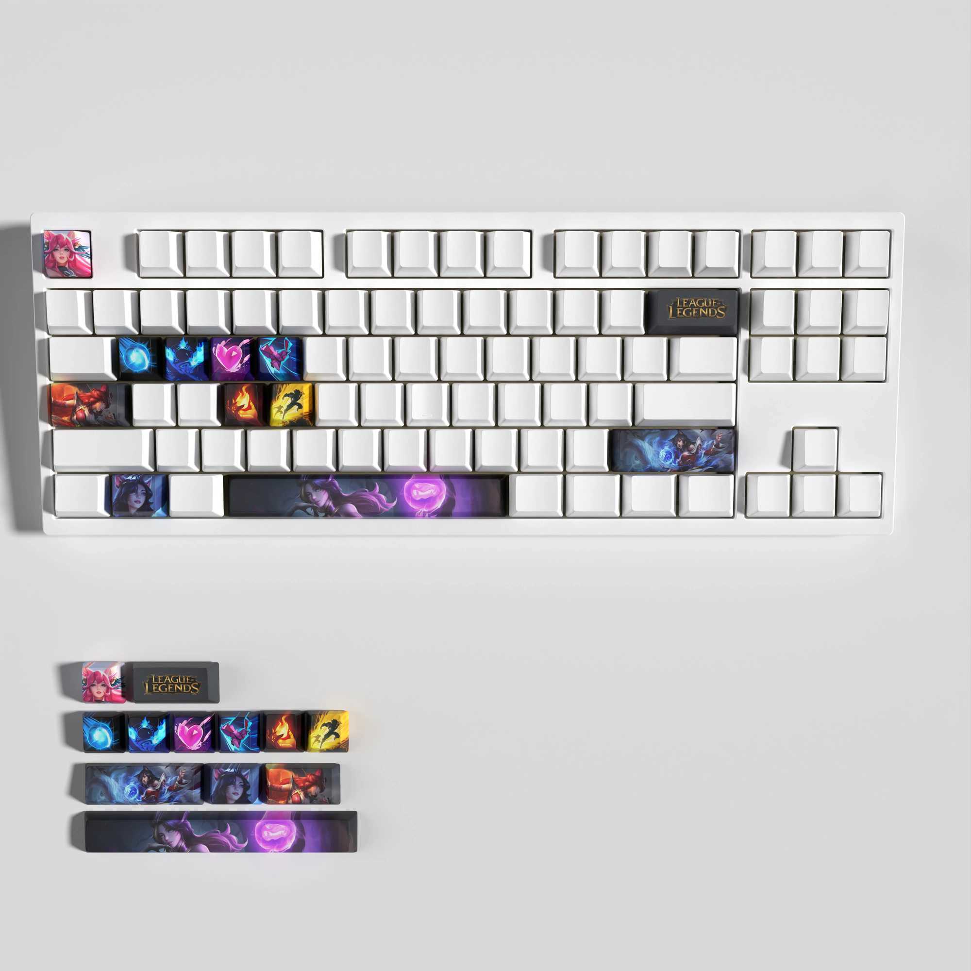 キーボードキーボードahri keycaps of Legends Keycaps Game Keycaps OEMプロファイル