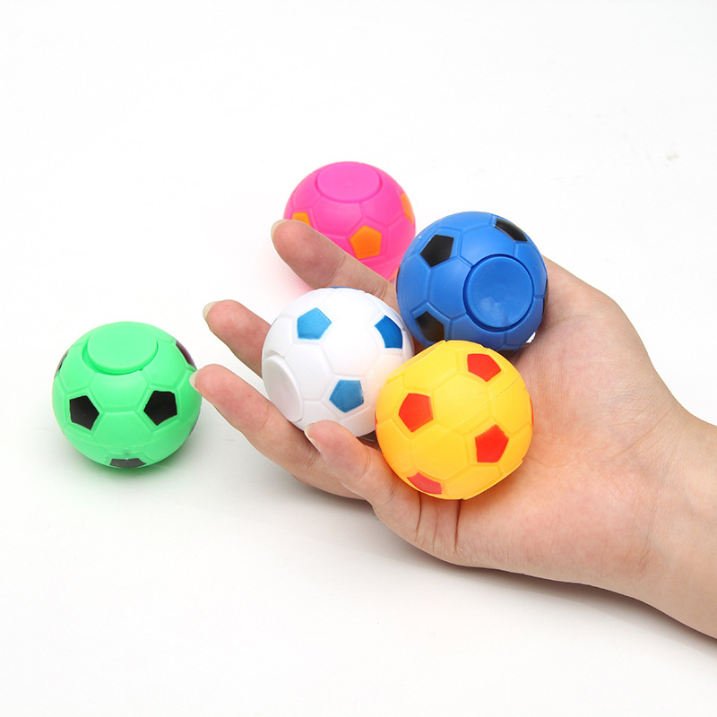 Creative Fidget Spinner Toys 3.5cm Decompression Toy Football Fidget Spinners Relieve Anxiety Gifts for Children