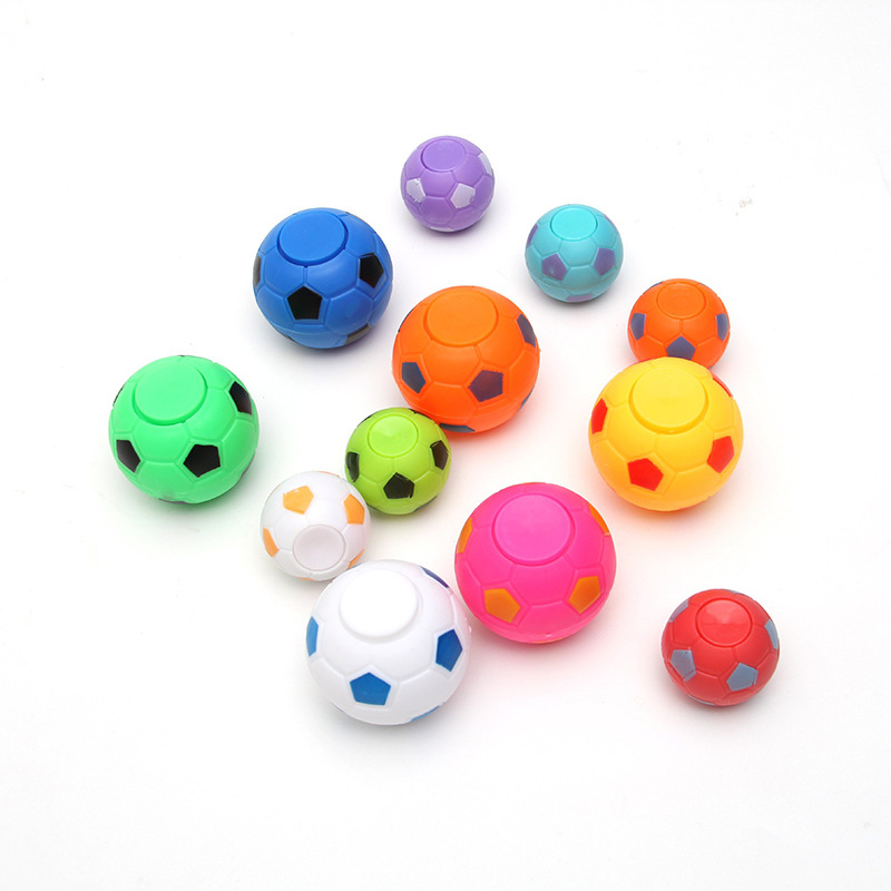 Creative Fidget Spinner Toys 3.5cm Decompression Toy Football Fidget Spinners Relieve Anxiety Gifts for Children