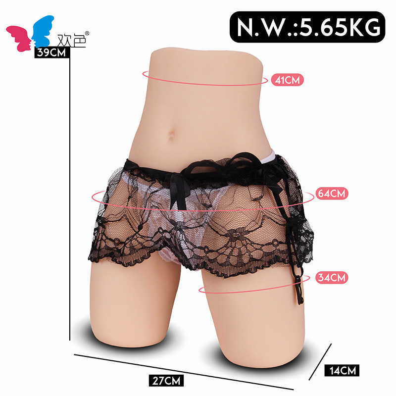 Une hanche poupée en silicone Legform physique adulte jouet sexuel demi-corps simulation masturbation célèbre outil modèle inversé fesses féminines et mâles
