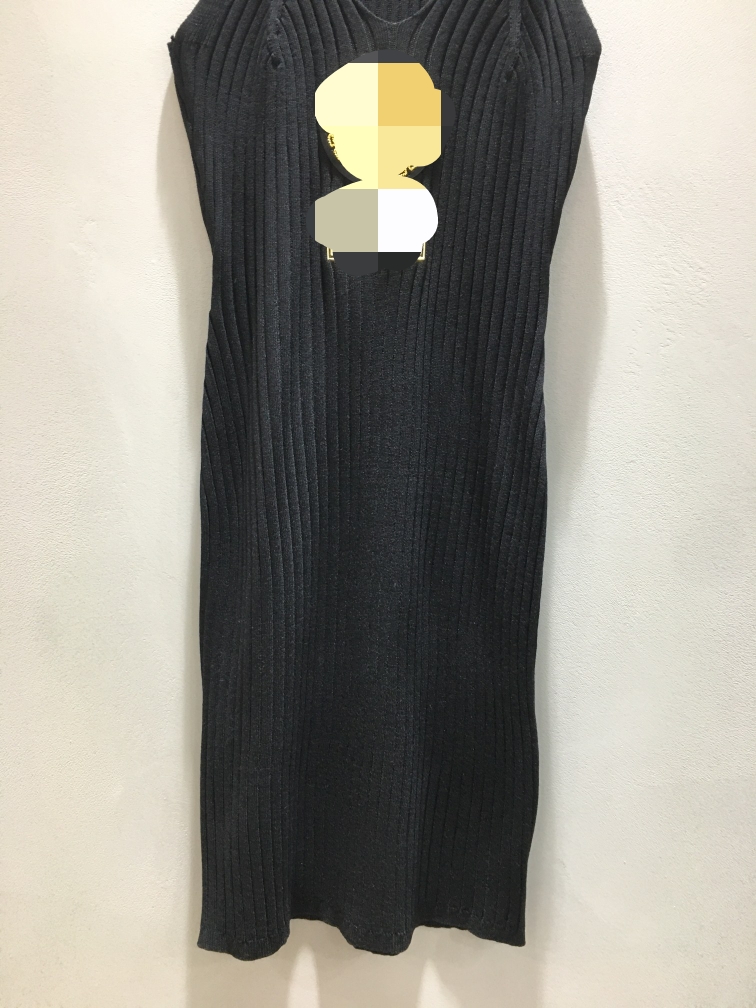 10061 XXL 2024 Abito da sfilata Abito estivo primaverile con scollo a V Nero Marca Stesso stile Abito da donna Moda Alta qualità nanyou