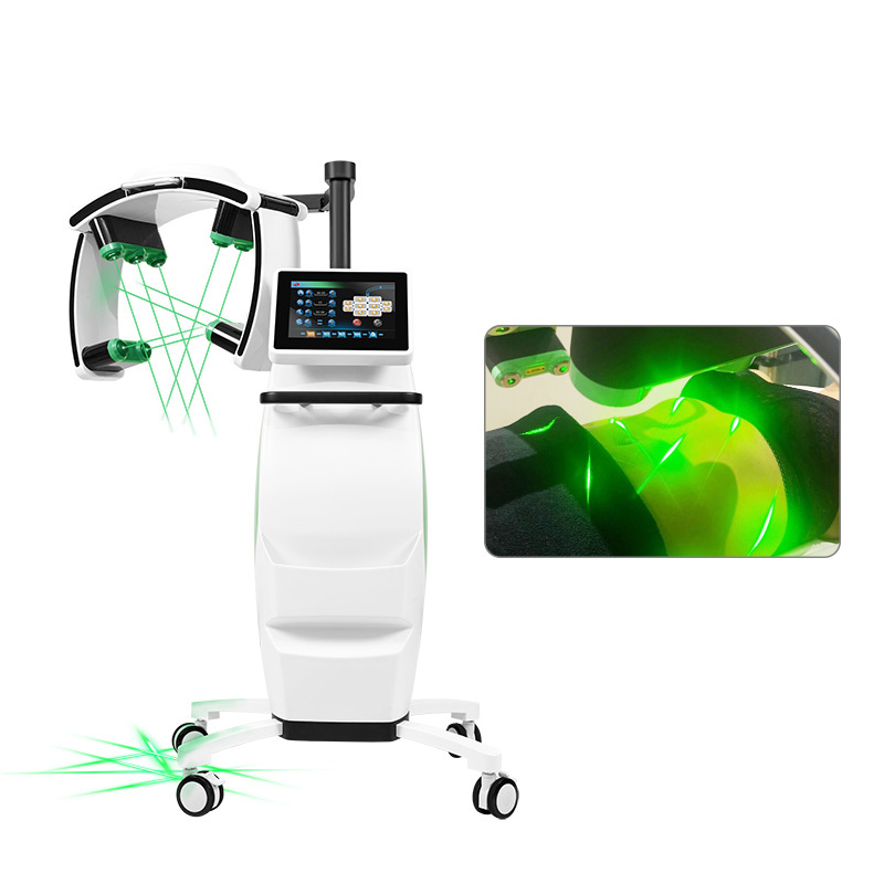 Laser émeraude rotatif 10D, Laser froid, dissout les graisses du corps, réduction de la Cellulite mince, dispositif de thérapie au Laser vert 532nm pour utilisation en Spa