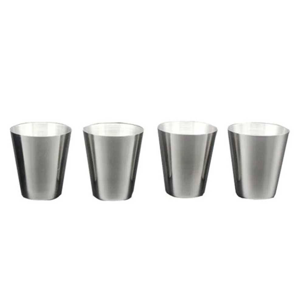 Camp Kitchen 30 ml en plein air Camping vaisselle voyage tasses ensemble pique-nique fournitures en acier inoxydable vin bière tasse whisky tasses YQ240123