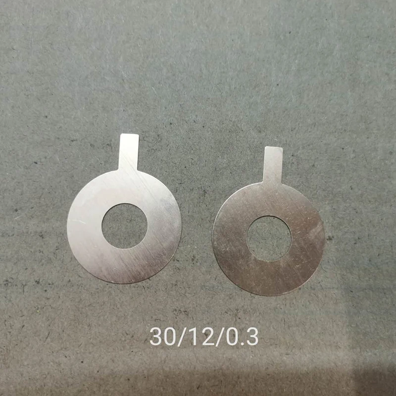 8 unids/lote hoja de cerámica piezoeléctrica placa de cobre electrodo conductor de cobre espesor de la hoja de electrodo 0,3mm