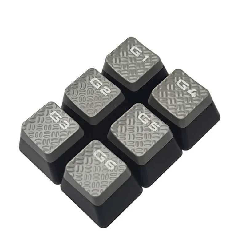 Claviers DIY clavier 6 pièces G1/2/3/4/5/6 rétro-éclairé Keycap antidérapant Keycap pour STRAFE K95 clavier mécanique YQ240123