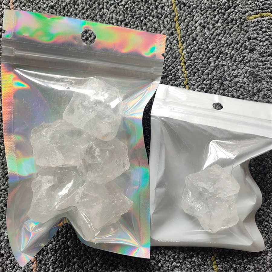 Dekoratif Nesneler Figürinler 100g Clear Quartz Kristal Beyaz Dökme Taşları Doğal Ham Ev Ev Dekorasyon Akvaryum Süslemeleri