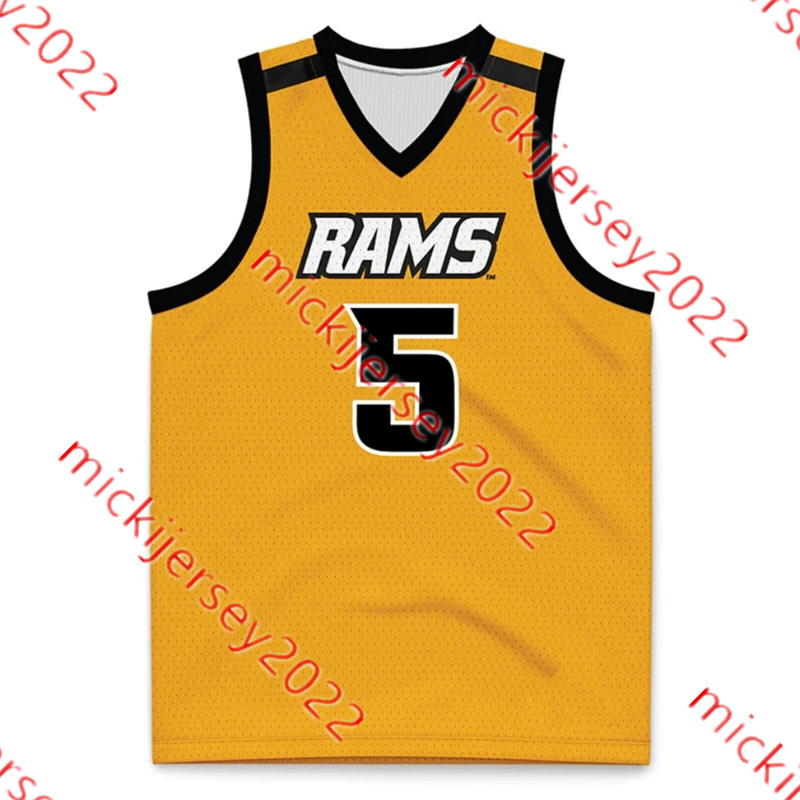 VCU RAMS Basketball Jersey Jason Nelson Zeb Jackson Roosevelt Wheeler Alphonzo Billups III Sean Bairstow Michael Belle Mens Youth Syed Custom VCU Rams Jerseys