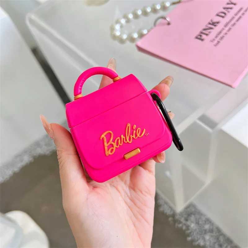 Mobiele telefoon hoesjes Barbie Roze Damestashoes voor Airpods Pro 2 Case 2022Zachte siliconen oortelefoonhoes voor Airpods 1/2 Case / Airpods Pro Case