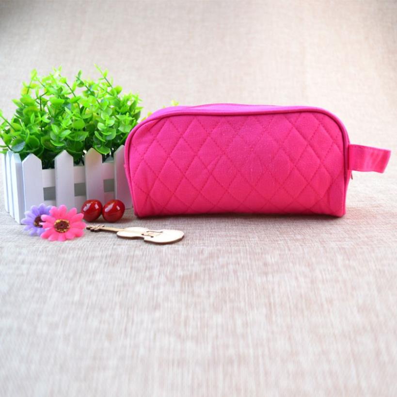 Whole 2017 New Style Women Fashion Polyester Ladies Washbag Foldable Girls Embroidery Cosmetic Bag Maquilhagem Make Up Case313f