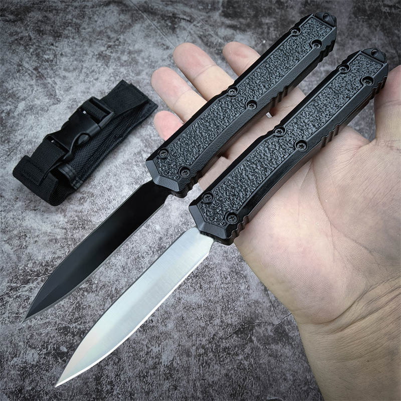 New Micro Makora III AUTO Tactical Knife 440C Blade Aluminum Handle EDC Automatic Pocket Knives Outdoor Camping Hiking Survival Tool 3300 4850 15535 533