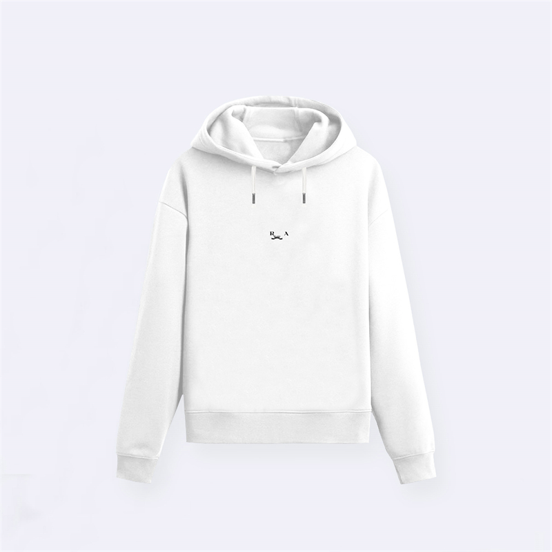 Designer Men's and Women's Hoodies Sweatshirts Monogrammade tryckta långärmade besättningshals Löst huvtröja Vit och svart bomullsgata slitage M-6XL 18 färger