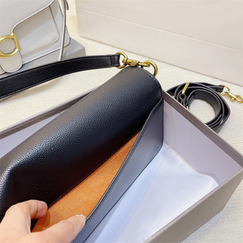 Borsa a tracolla classica di design borsa a tracolla tabby donna borsa a tracolla sacoche in vera pelle di alta qualità moda borsa a tracolla con patta Borsa di lusso
