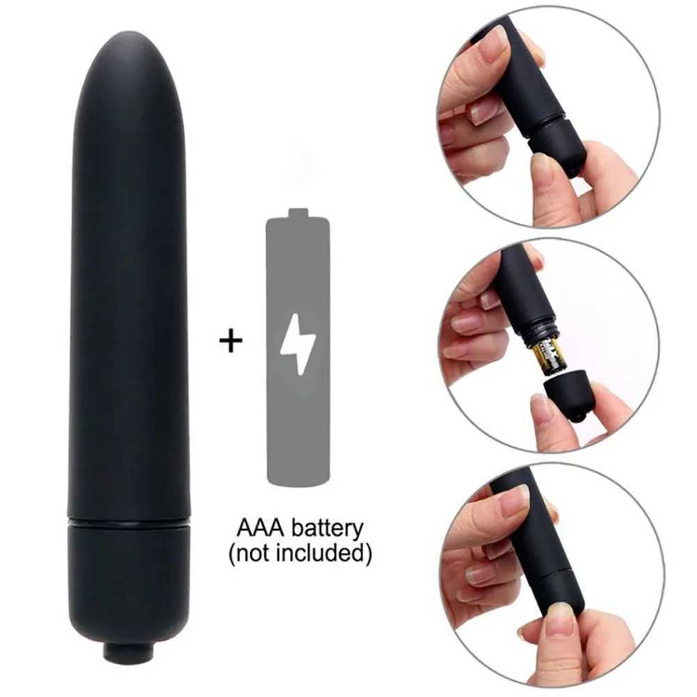 Vibrateurs 10 vitesses Mini Bullet vibrateur G Spot Vibration vagin Clitoris stimulateur gode vibrateur adulte jouets sexuels pour les femmes Masturbation