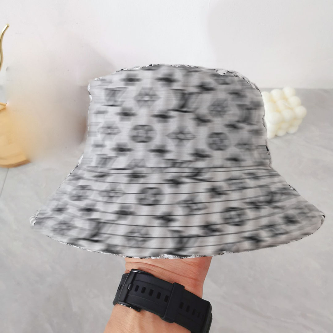 Chapeau de seau de créateur polyvalent pour femmes, cent lettres, imprimé de fleurs, casquette colorée, unisexe, protection solaire de plage en plein air, chapeaux à large bord, seau à carreaux