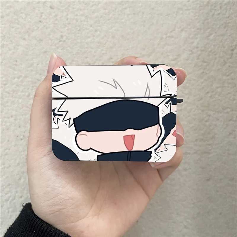 Étuis de téléphone portable Geto Suguru Jujutsu Kaisen Anime étui pour écouteurs pour Airpods 1 2 3 étui de protection noir Satoru Gojo Fundas pour Air Pod Pro 2